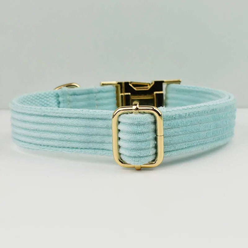 Dog Leash Corduroy Collar