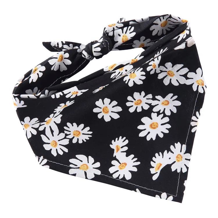 Cute Print Bandana with Collar