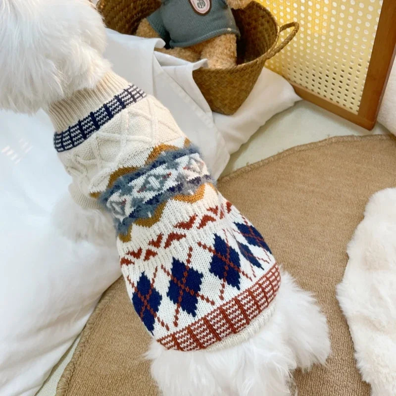 Pet Knitted Sweater for Yorkshire
