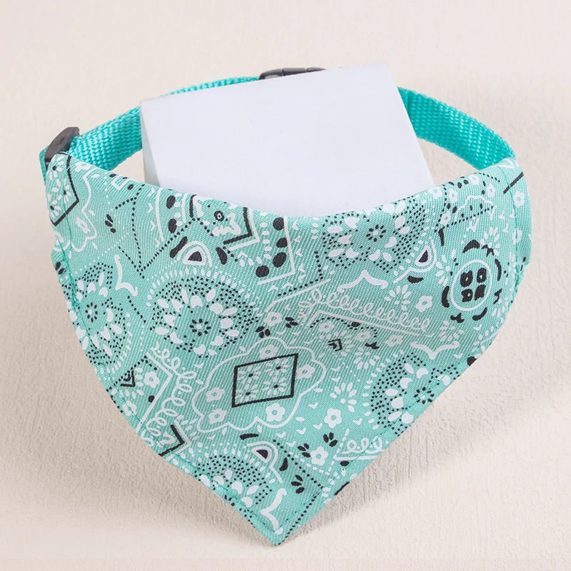 Adjustable Collar Neck Pet Scarf Bandana