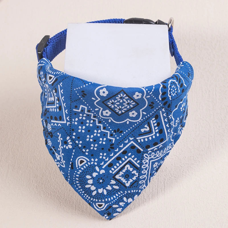 Adjustable Collar Neck Pet Scarf Bandana