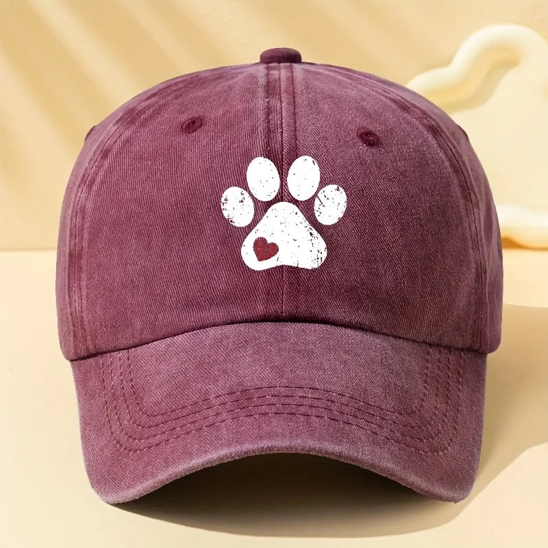 Dog paw print Cap