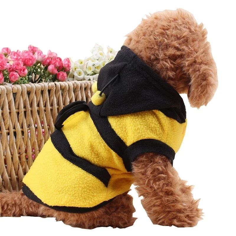 Dog Fleece Hoodie Clothes