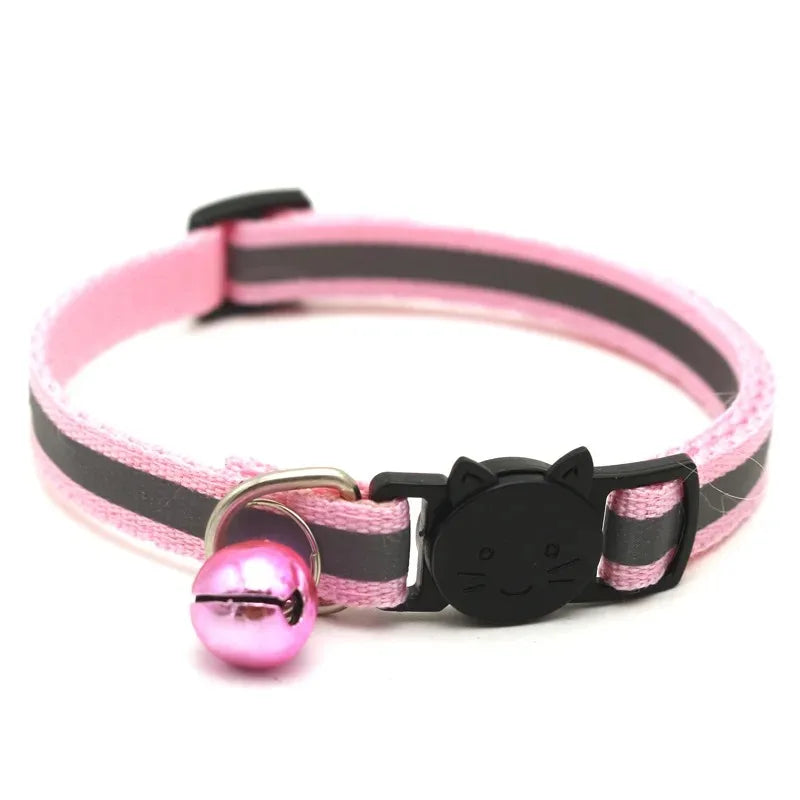 10Pcs Wholesale Collars With Bell Adjustable Necklace