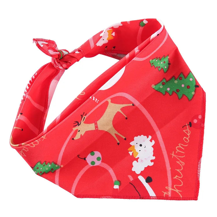 Cute Print Bandana with Collar