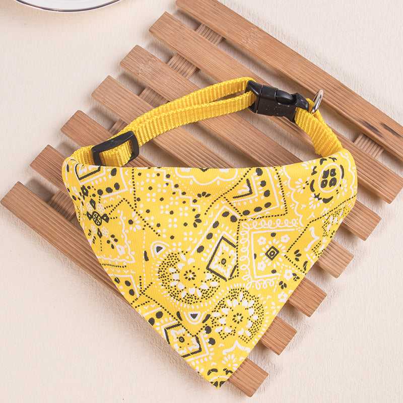 Adjustable Collar Neck Pet Scarf Bandana
