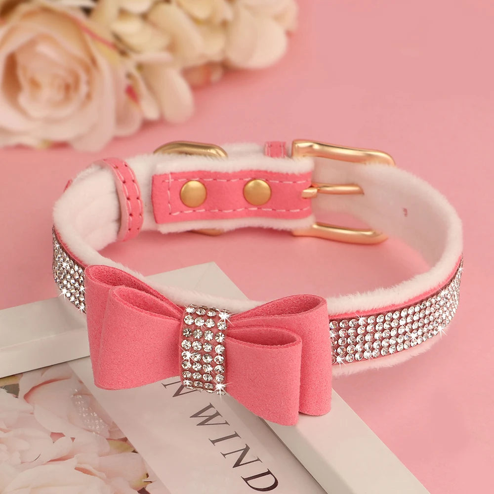 Cute Bowknot Dog Collar