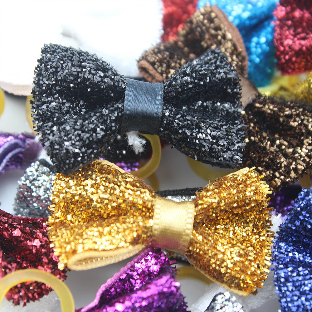 Cute Yorkie Headwear Pet Bows