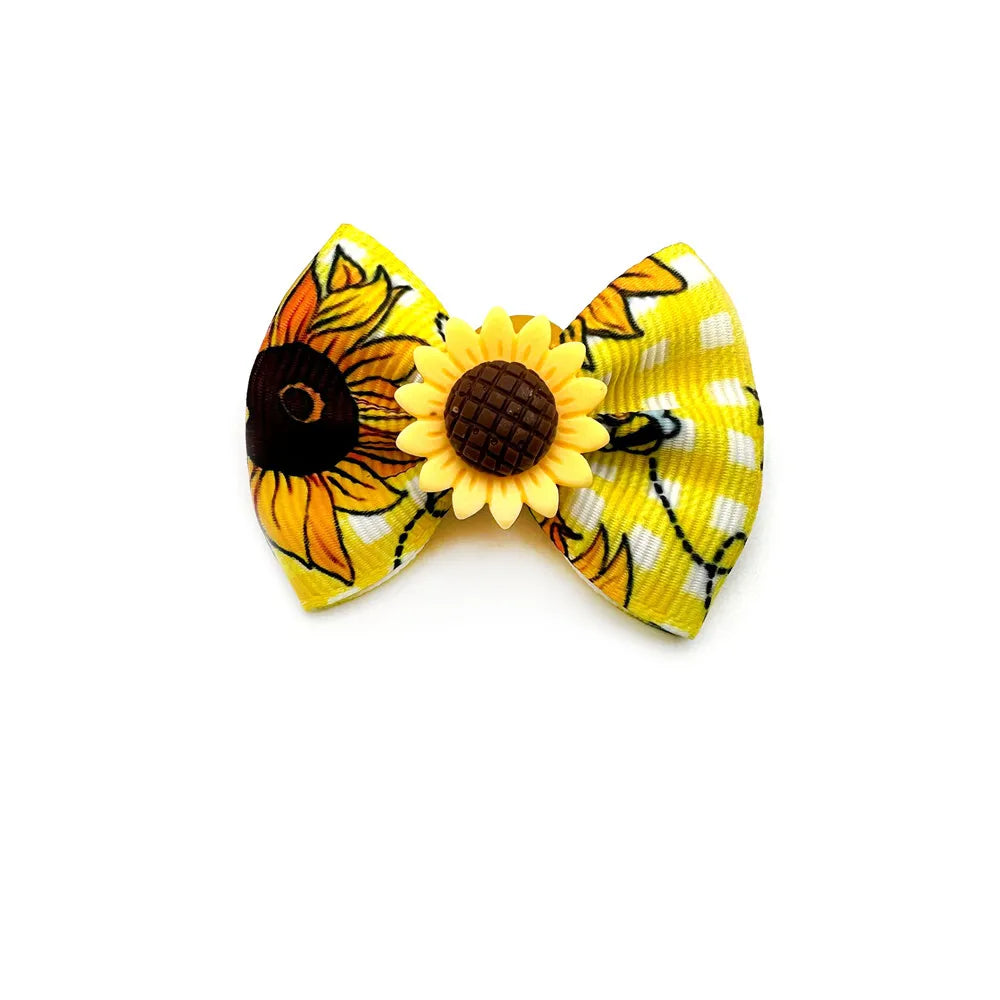 Bee Accessories Handmade Dog Hair Bows