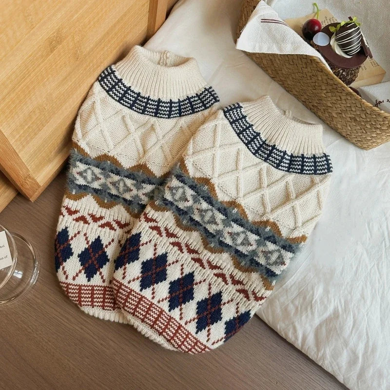 Pet Knitted Sweater for Yorkshire