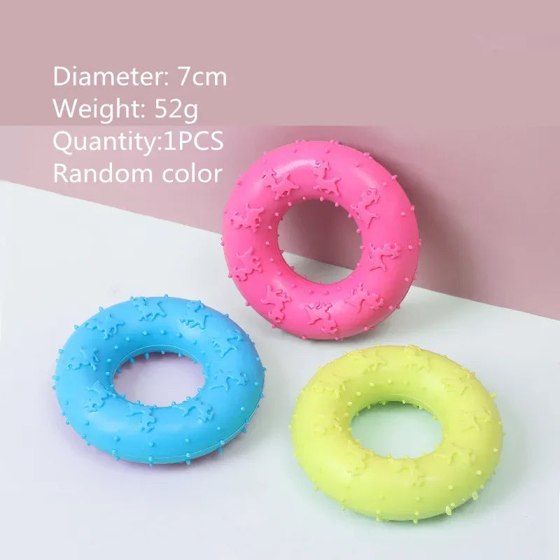 Cute Dog Toy Chew Rubber Toys