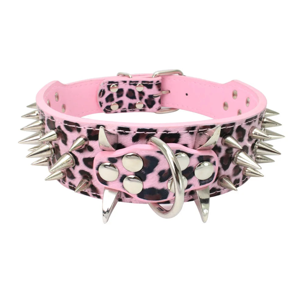 Domineering Spikes Dog Collars