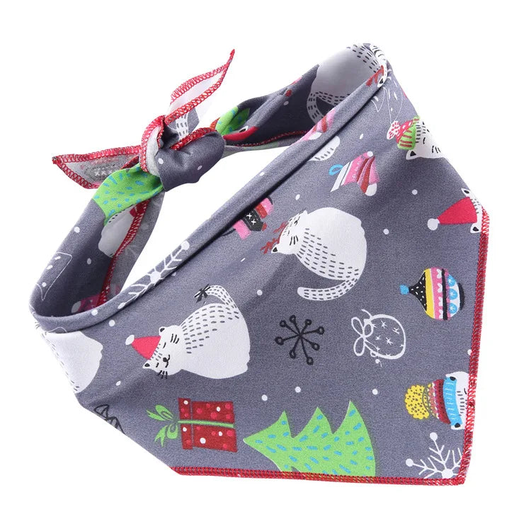 Cute Print Bandana with Collar