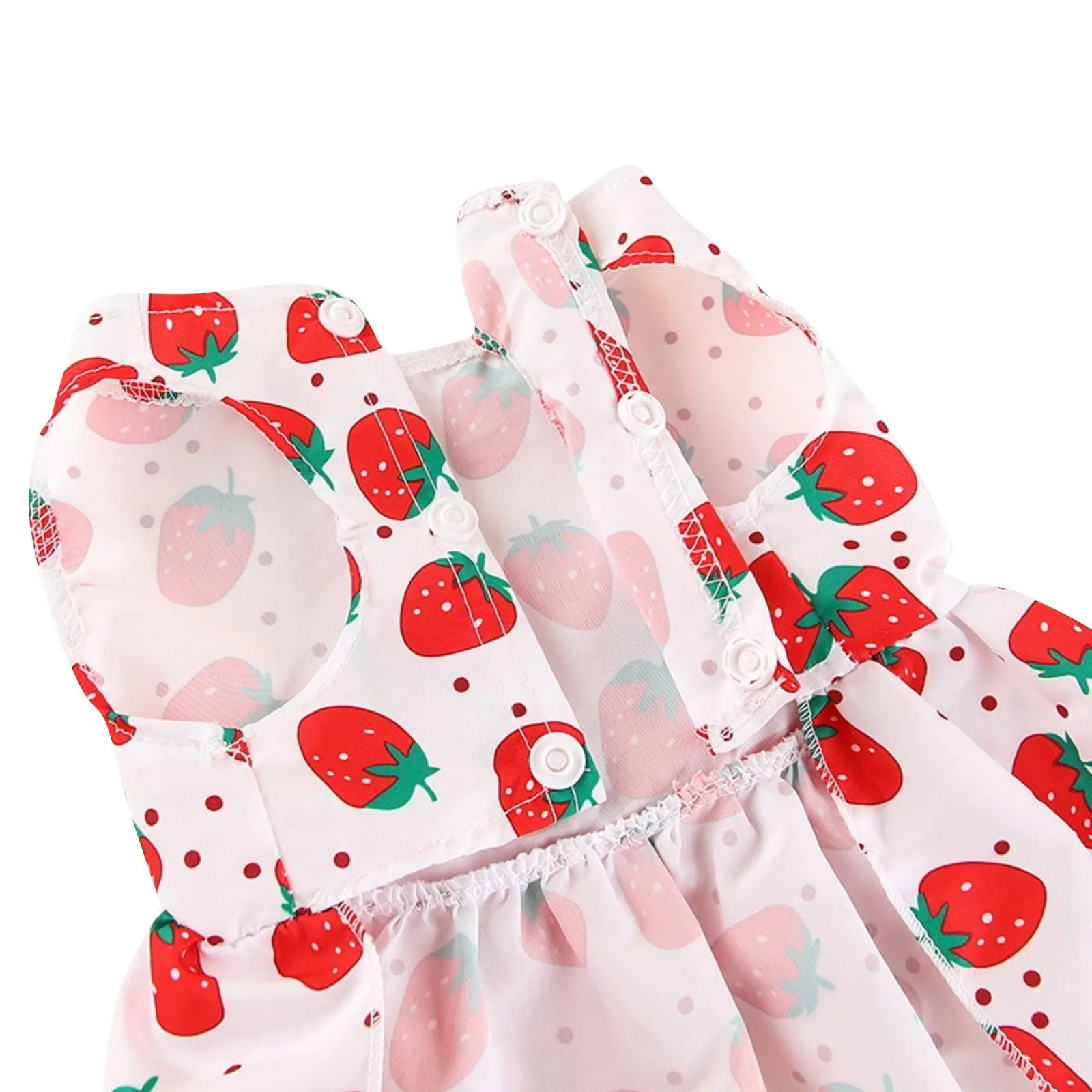 Pet Comfortable Sleeveless Floral Outfit