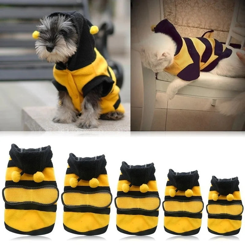 Dog Fleece Hoodie Clothes