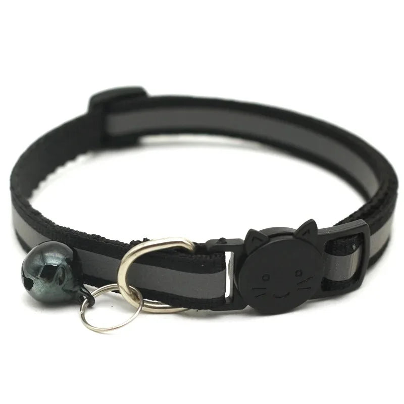 10Pcs Wholesale Collars With Bell Adjustable Necklace