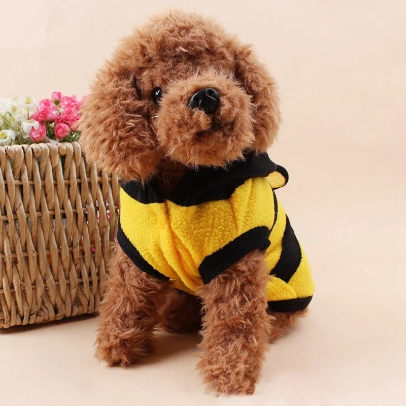 Dog Fleece Hoodie Clothes