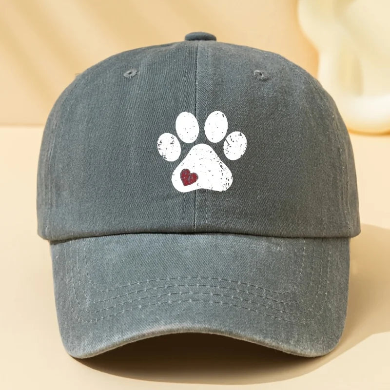 Dog paw print Cap