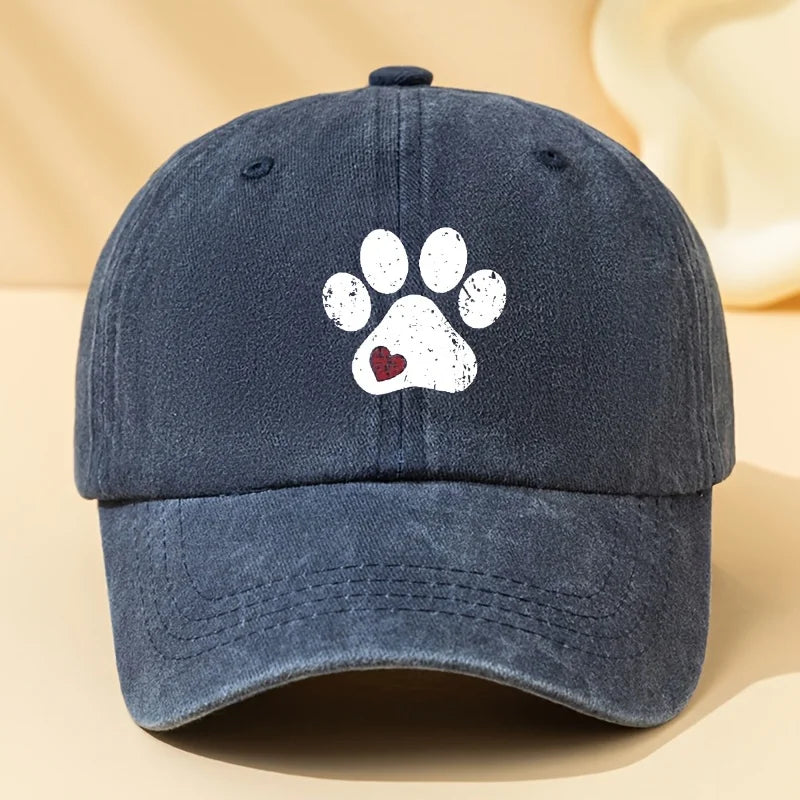 Dog paw print Cap
