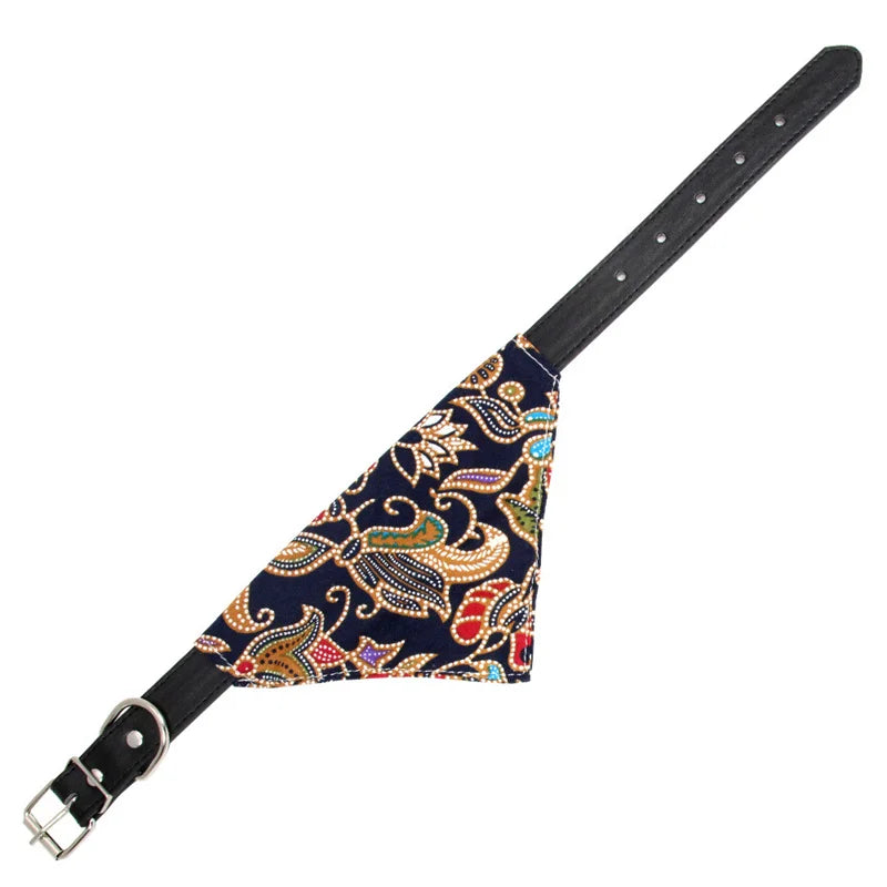 Personalized Dog Collar with Tie