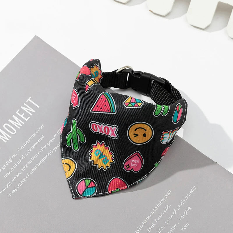 Dog Bandana Collar Scarf