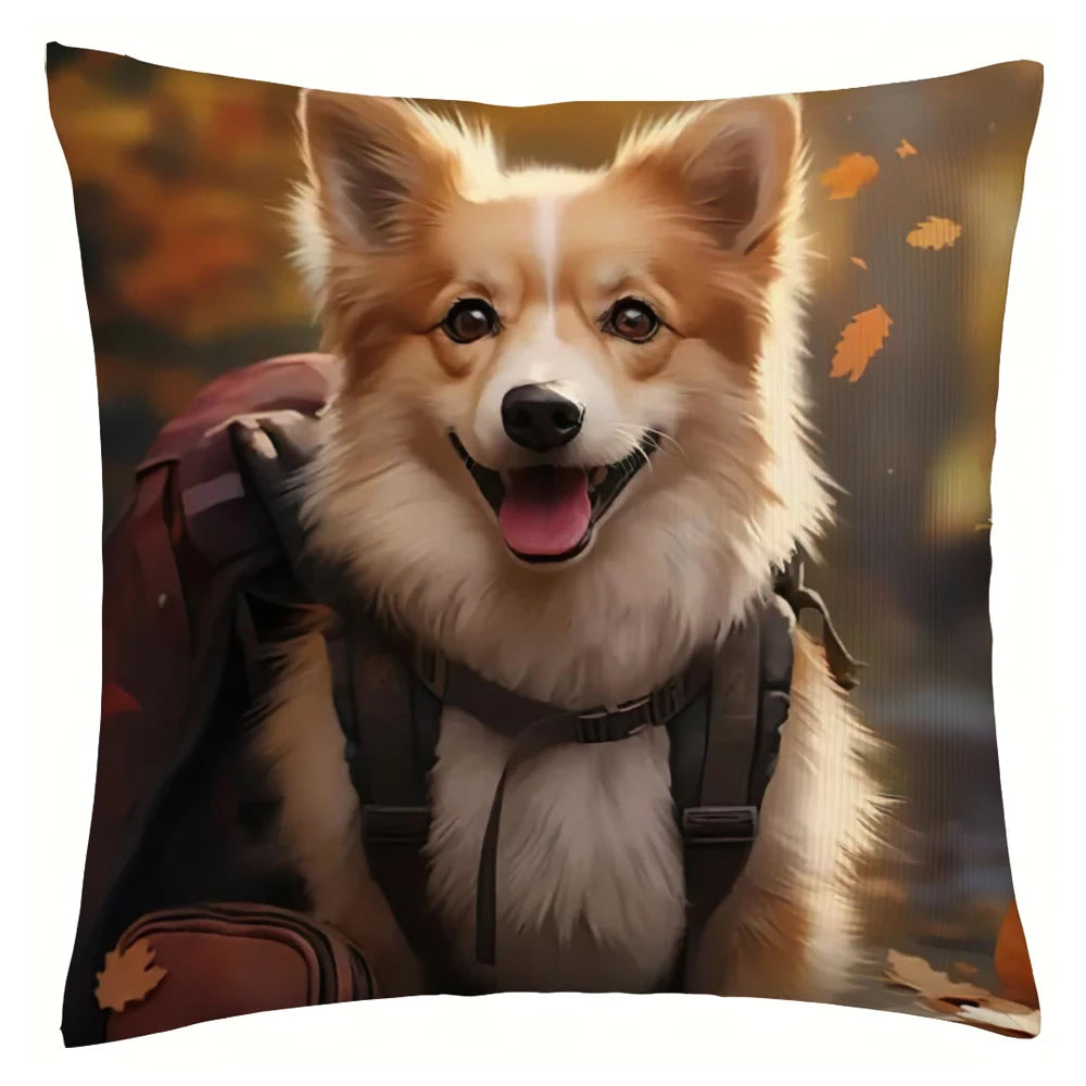 Cute Dog Throw Pillowcases