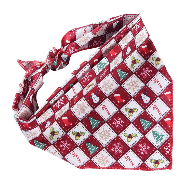 Cute Print Bandana with Collar