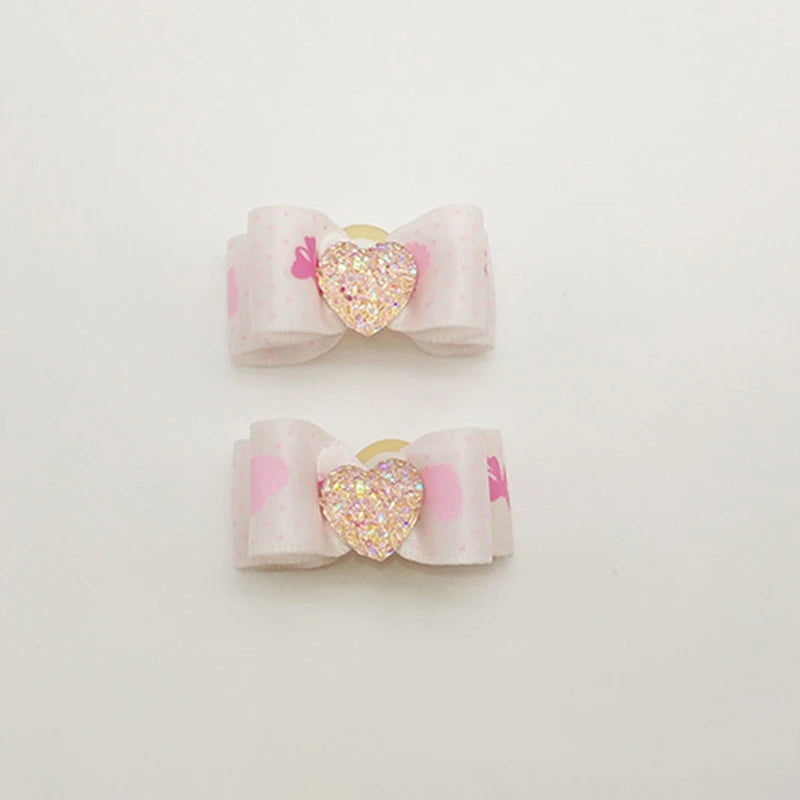 2PCS Dog Hair Bows