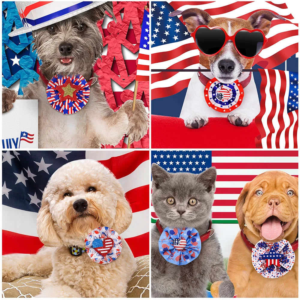 4th July Dog Bows