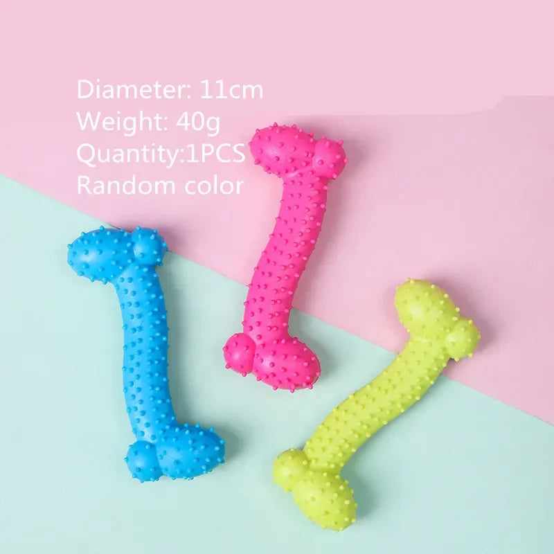Cute Dog Toy Chew Rubber Toys