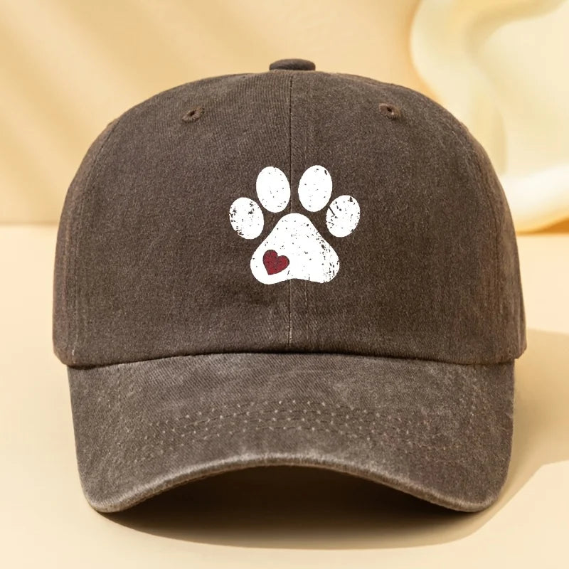 Dog paw print Cap