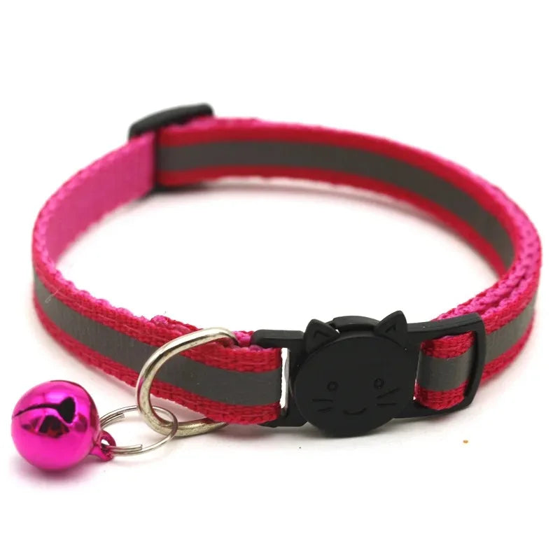 10Pcs Wholesale Collars With Bell Adjustable Necklace