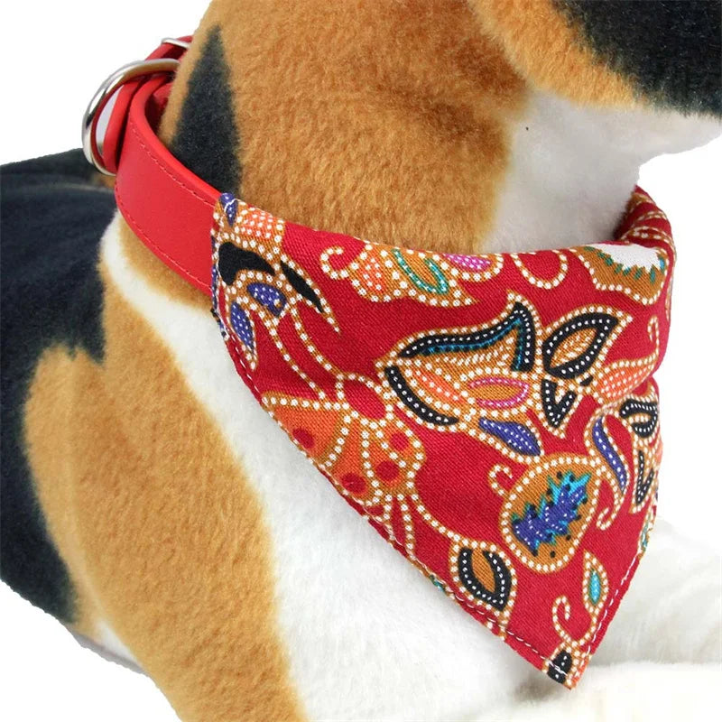 Personalized Dog Collar with Tie