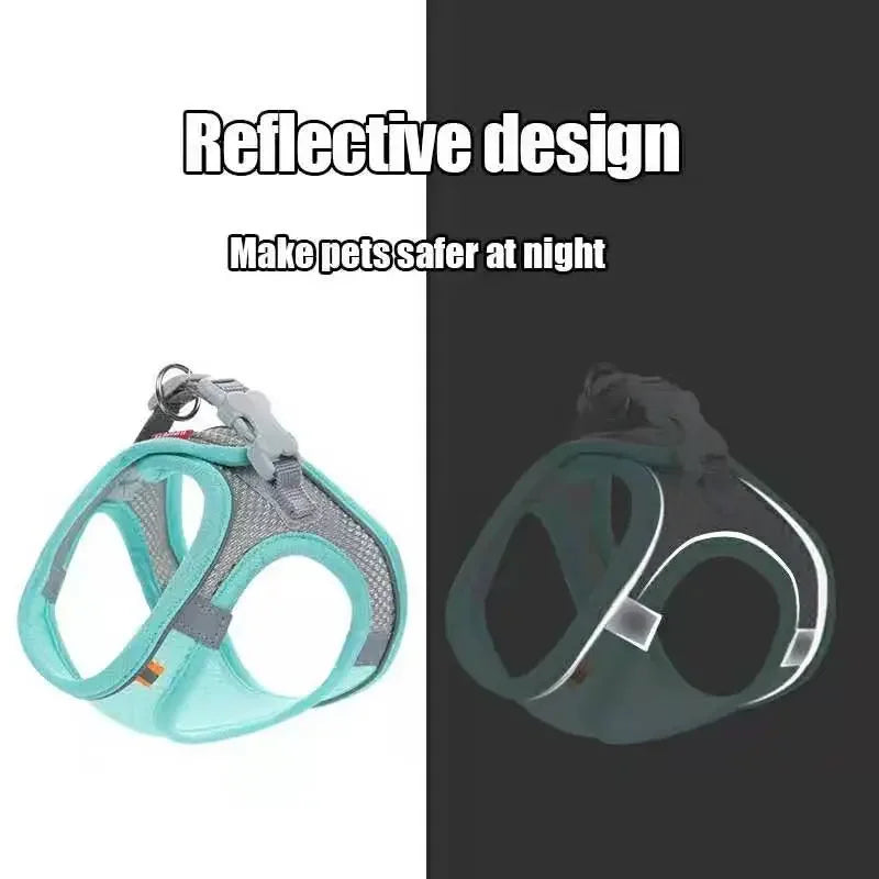 Breathable Adjustable Dog Harness Chest Vest