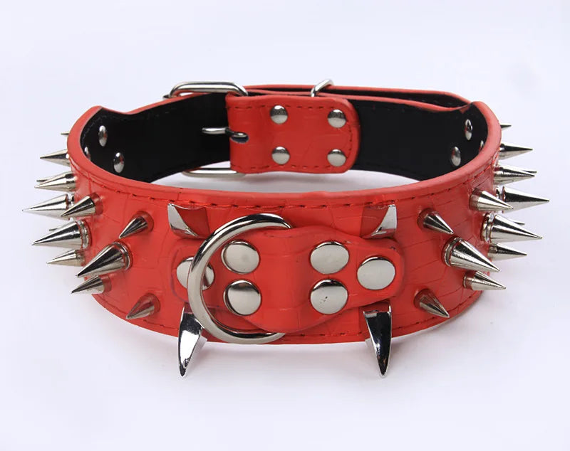 Domineering Spikes Dog Collars