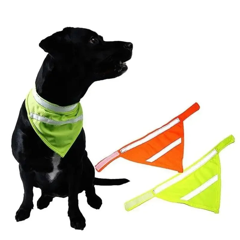 Leather Dog Bandana Collar Scarf Tie