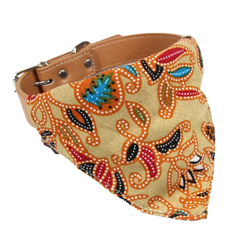 Personalized Dog Collar with Tie