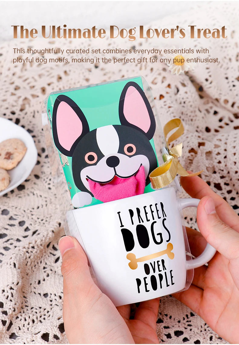 Ceramic Puppy Design Coffee Milk Cup