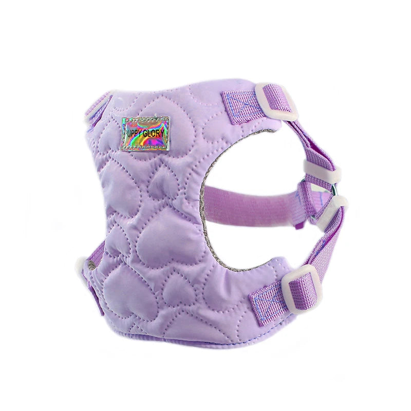 Adjustable Heart Pattern Dog Harness