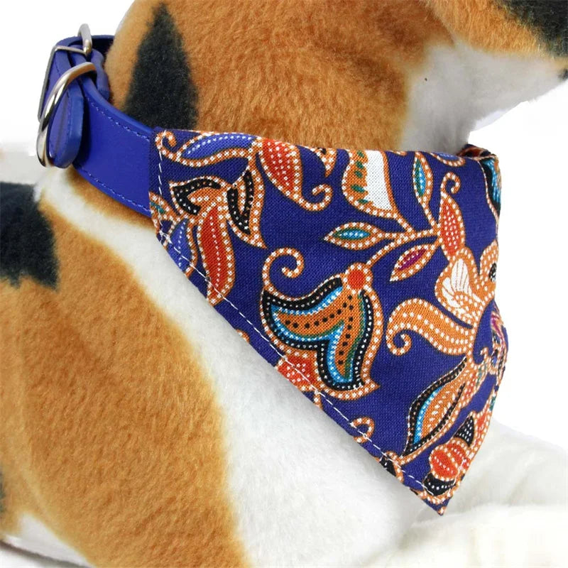 Personalized Dog Collar with Tie