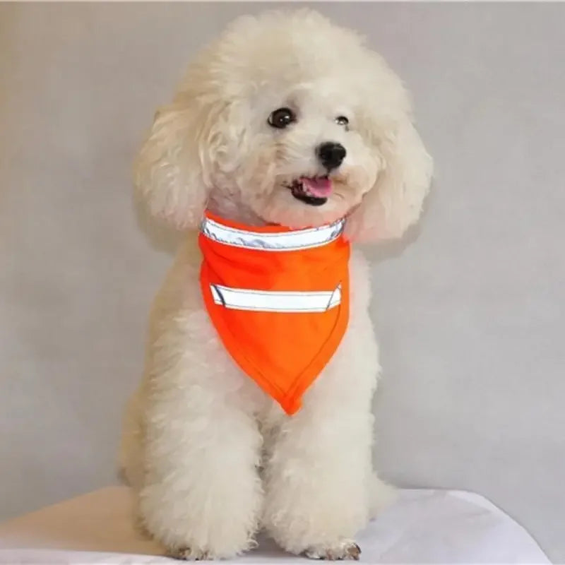 Leather Dog Bandana Collar Scarf Tie