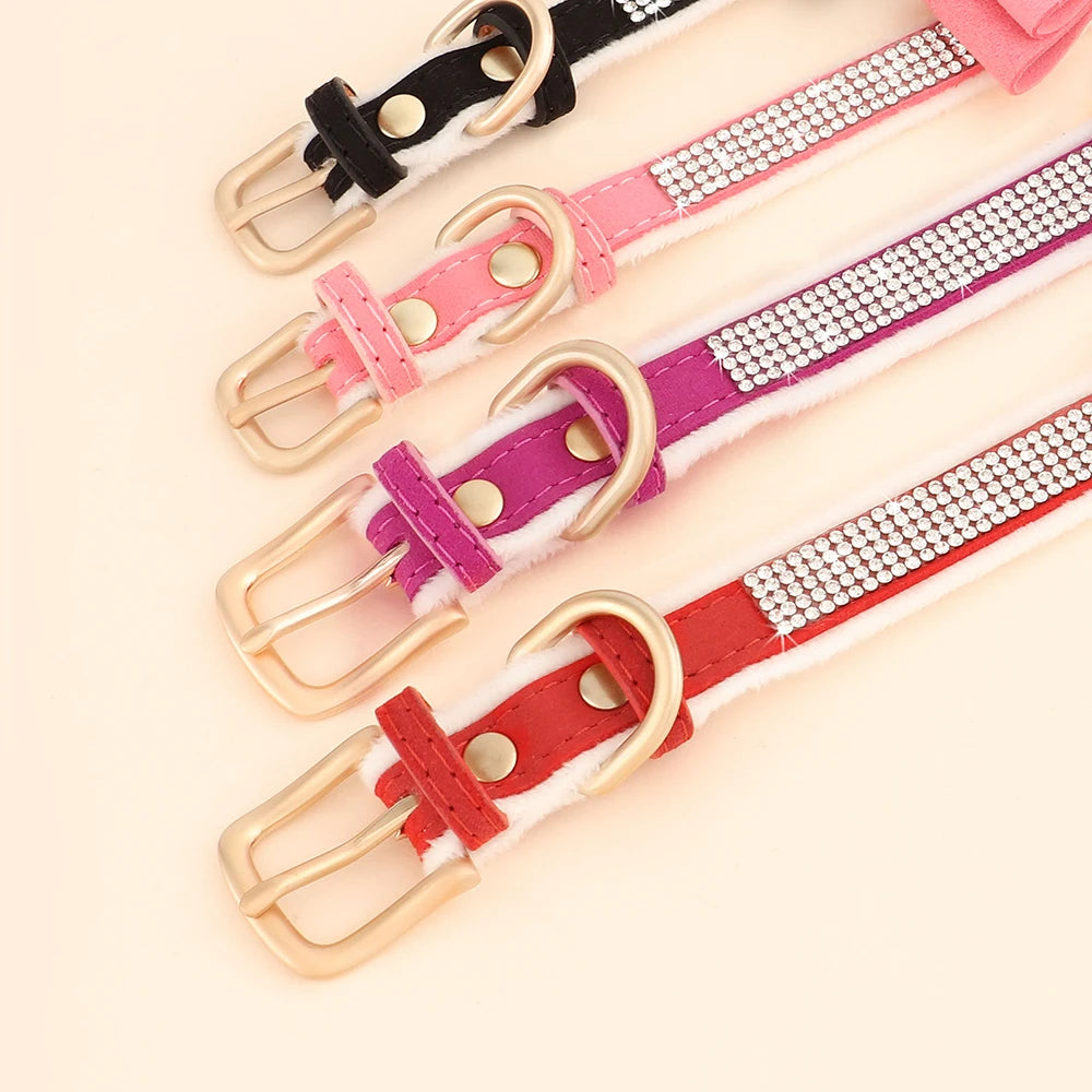 Cute Bowknot Dog Collar