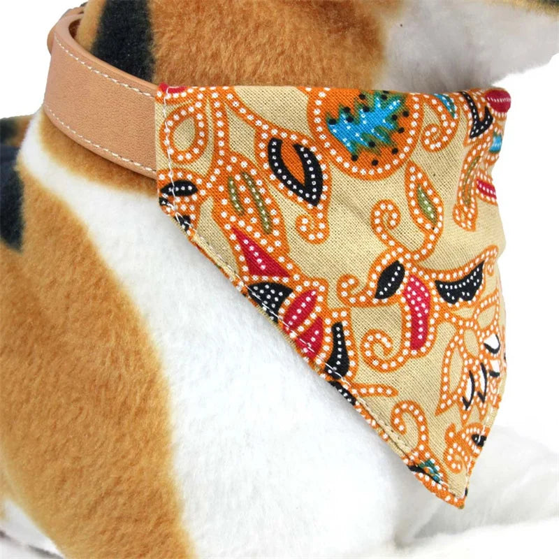 Personalized Dog Collar with Tie