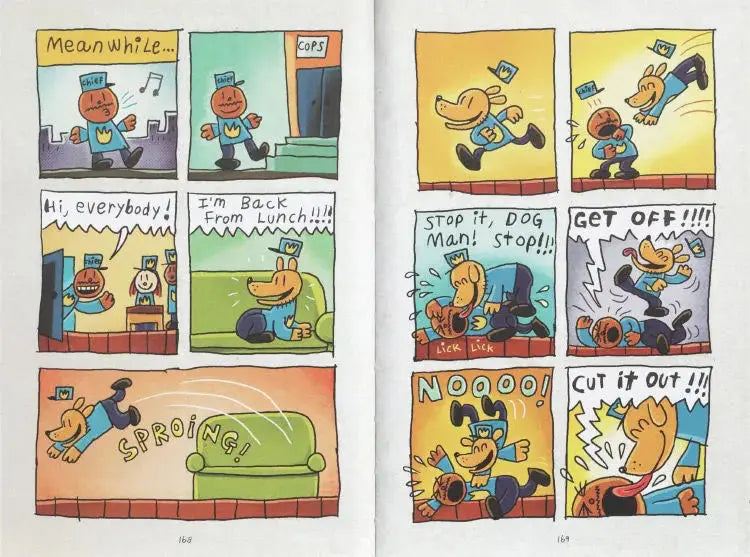 Popular Comic Books The Adventures of Dog Man