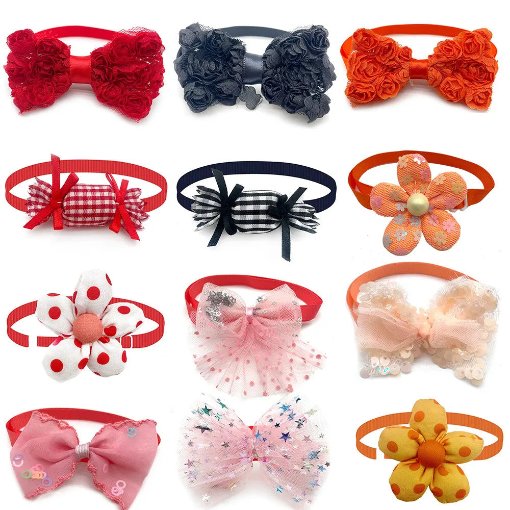 Colorful Dog Cat BowTies