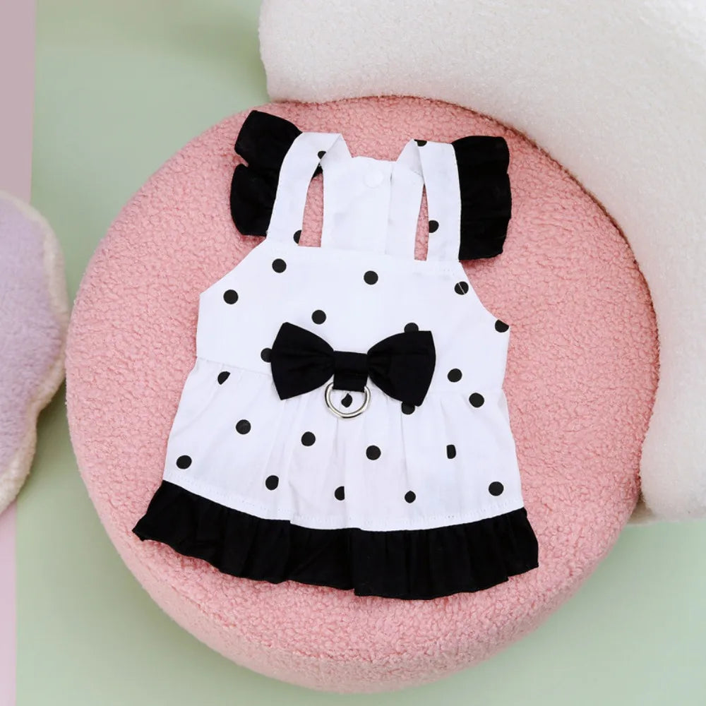 Pet Outfits Cute Dog Princess Dress Harness Breathable