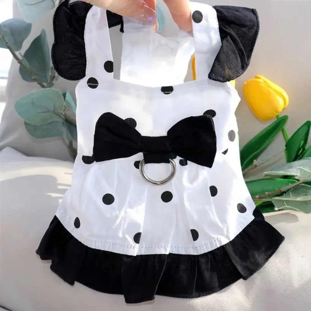 Pet Outfits Cute Dog Princess Dress Harness Breathable