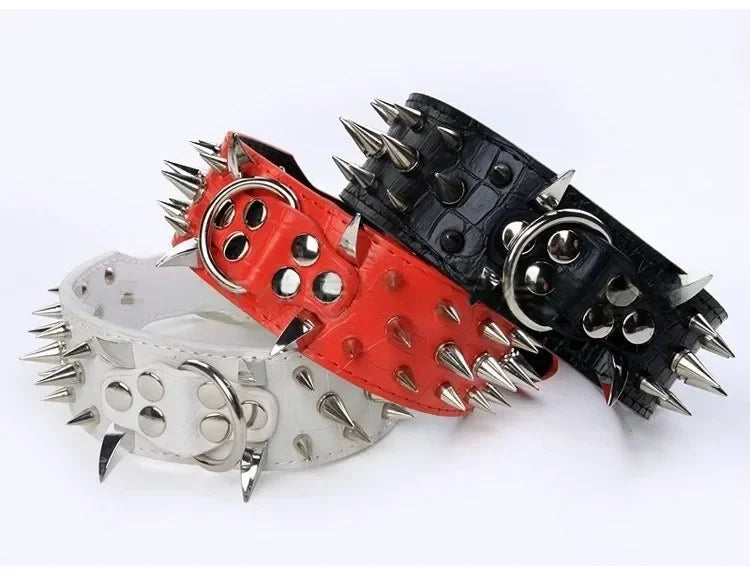 Domineering Spikes Dog Collars