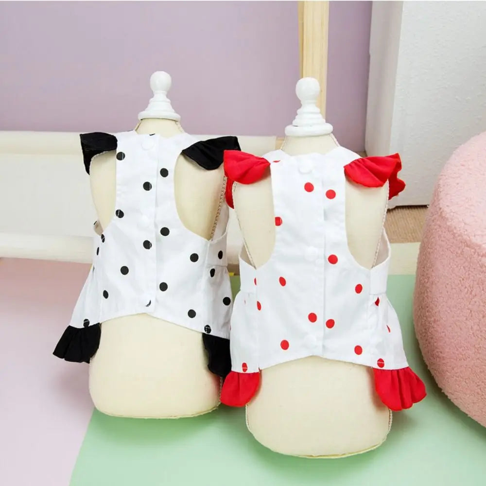 Pet Outfits Cute Dog Princess Dress Harness Breathable
