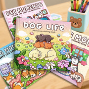 Dog Life Adult Coloring Book